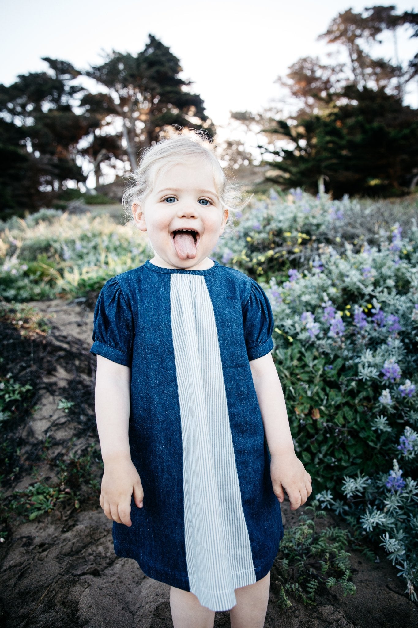organic denim dress Denim Market Dress - Indigo Hemp Organic