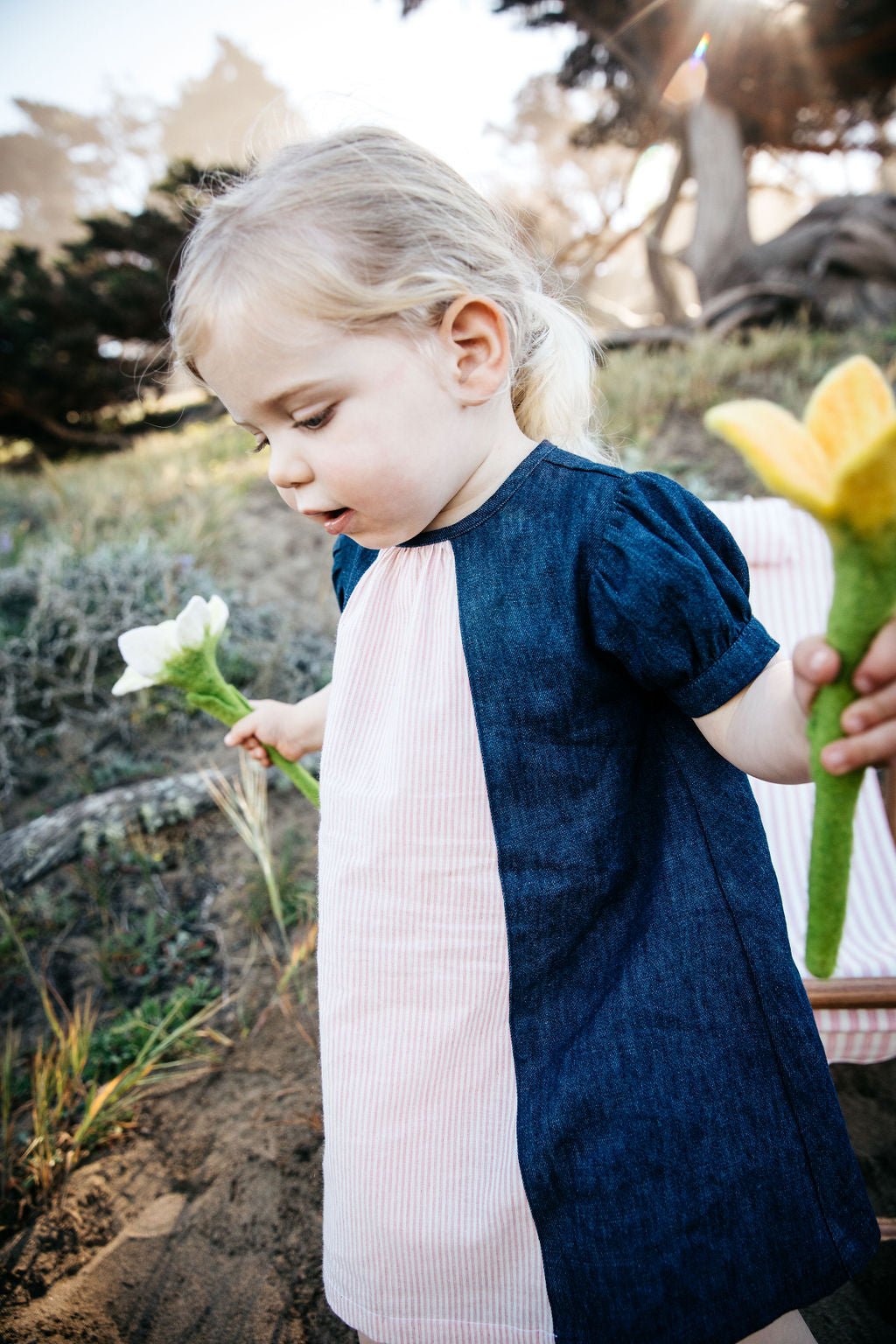 organic denim dress The Daisy Cotton Denim Dress