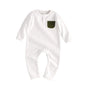 Organic Velveteen Pocket Onesie, Green